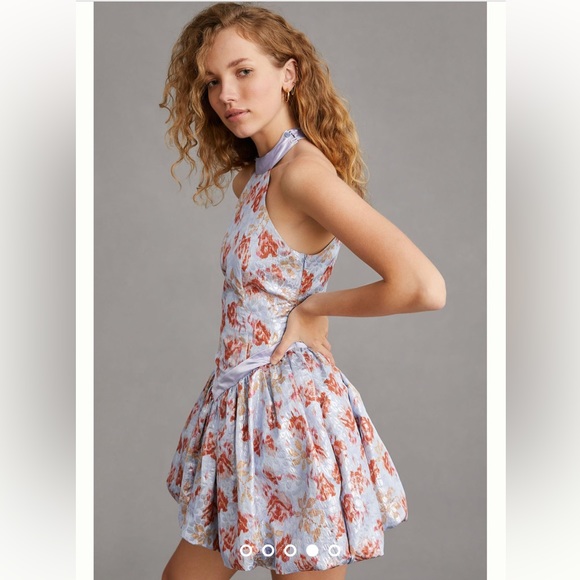 🔥🔥NWT Floral  LoveShackFancy OLA DRESS
MORNING CAPPUCCINO
Size: 12 - Picture 8 of 13